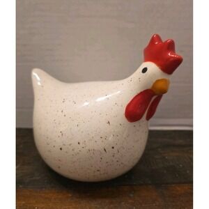 La Dolce Vita Hen House Collection CERAMIC HEN White